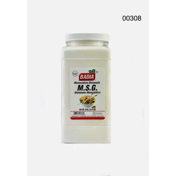 MONOSODIUM GLUTAMATE M.S.G/MONOSODIO. 4/6LB
