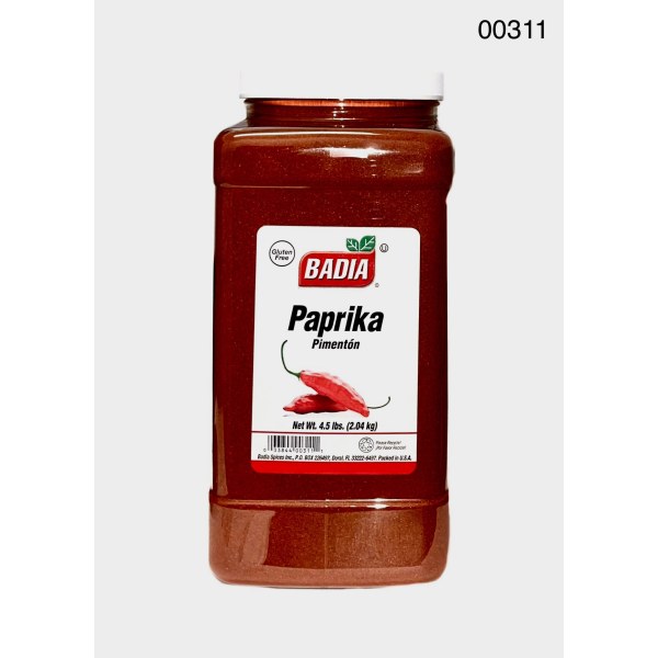 PIMENTON PAPRIKA BADIA 4/4.5LB. 4/4.5LB