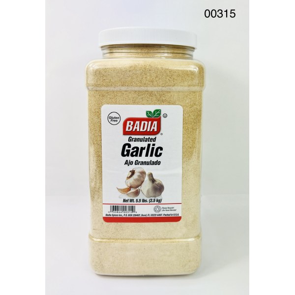 BD GRANULATED GARLIC AJO GRANULADO. 4/5.5LB
