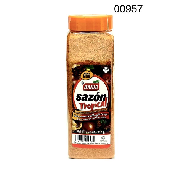 BD SAZON TROPICAL W/ANNATTO AND COR. 6/1.75LB