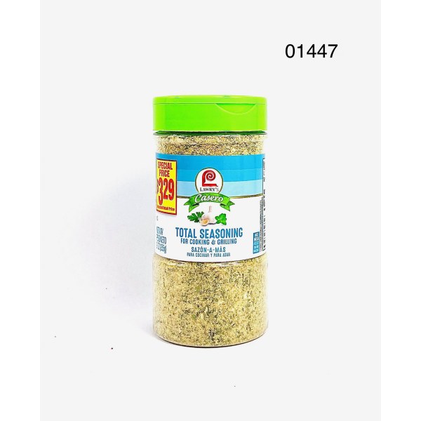 TOTAL SEASONING/SAZON TOTAL. 12/9OZ