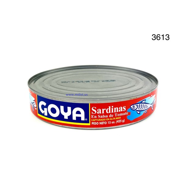 SARDINES IN TOMATO SAUCE/SALDINAS. 24/15OZ