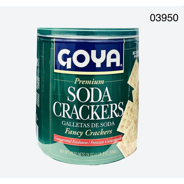 GALLETAS SODAS GOY 6/24OZ. 6/24OZ