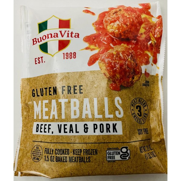 MEATBALL GLUTEN FREE BEEF     ALBONDIGA. 20/21OZ