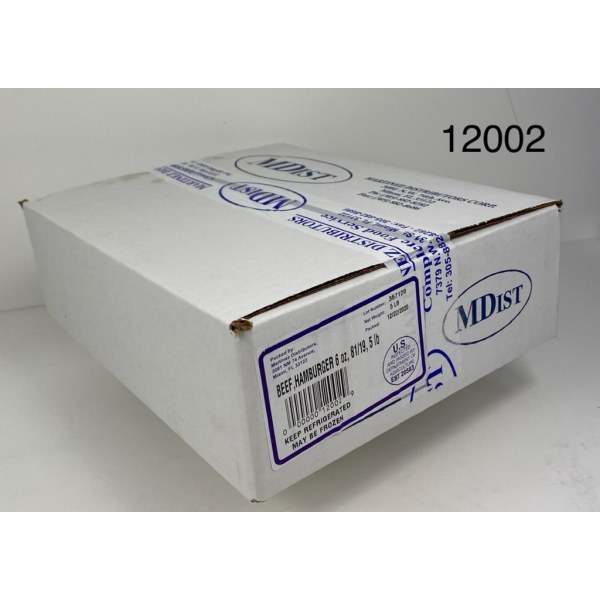 HAMBURGER/HAMBURGUESA.6OZ BEEF.. 1/5LB