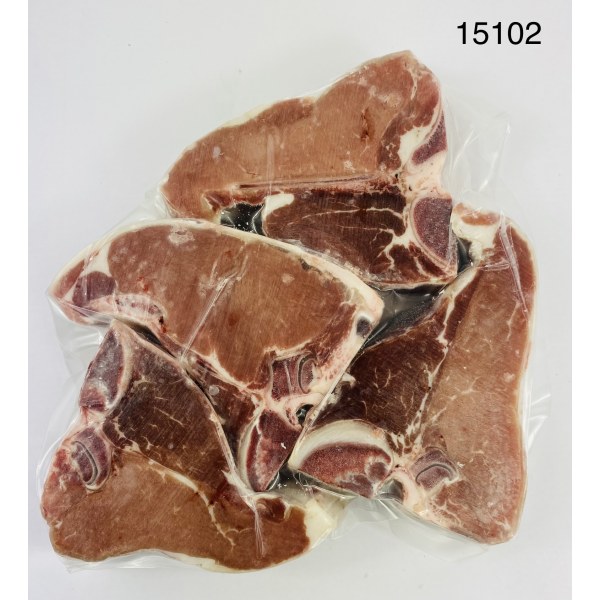 VEAL 1.5" LOIN CHOPS/CHULETA TERNERA. 6/4 PACK
