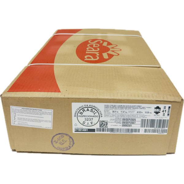 BELLY 12/20 SEARA BRAZIL  FZ S/TRIM. 3/20LB