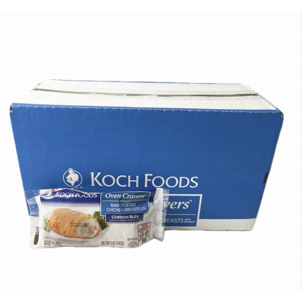 CORDON BLEU HAM&CHEESE 5 OZ IWP/POLLO. 1/25 PACK