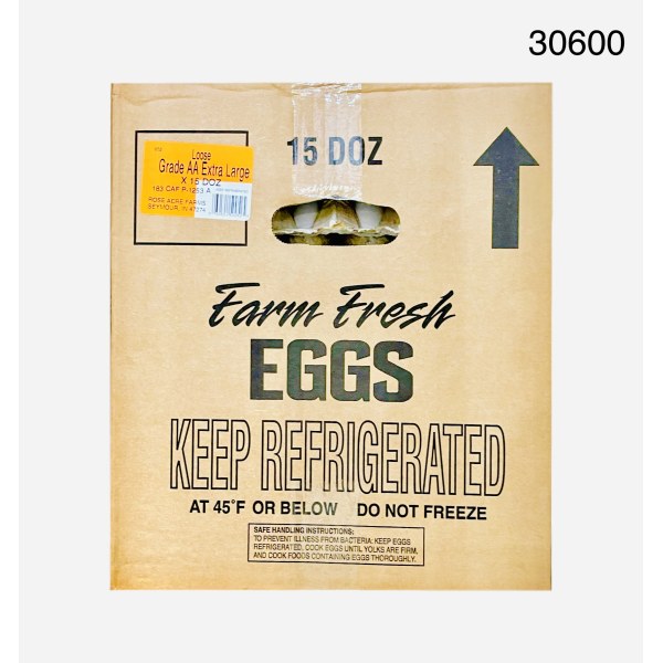 EGGS/HUEVOS.15DOZEN LOOSE XLARGE.. 1/15DOZ
