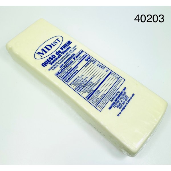 WHITE FRYING CHEESE HALF LOAF/QUESOFREIR. 8/2.5LB