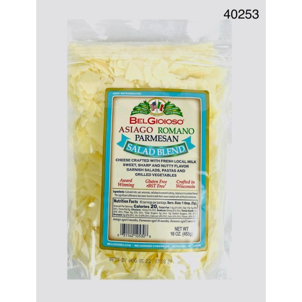 SHAVED SALAD CHEESE BLEND/QUESO. 10/1LB