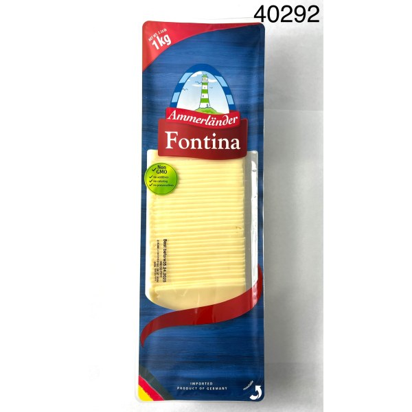 QUESO FONTINA   SLICED AMM. 6/2.2LB
