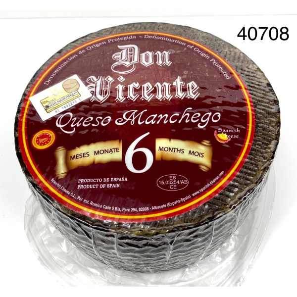 MANCHEGO CHEESE 6MONTH/QUESO. 2/7LB