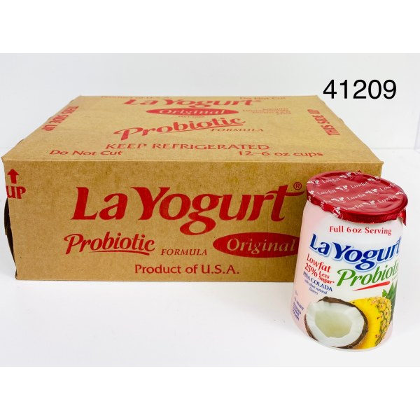 PINACOLADA YOGURT 6 OZ. 1/12 PACK