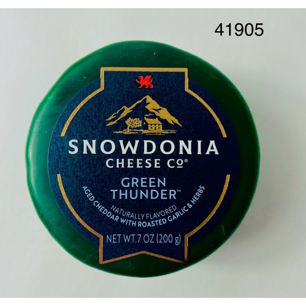CHEDDAR GREEN THUNDER GARLIC & HERBS. 6/7OZ