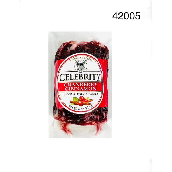 GOAT CHEESE CRANBERRY CINNAMON. 12/4OZ