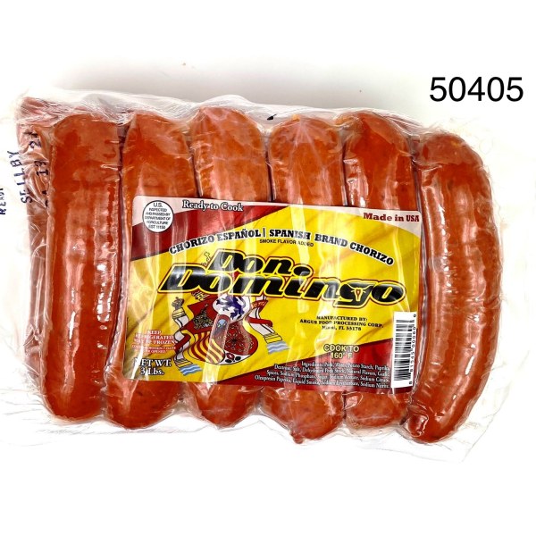 SPANISH STYLE SAUSAGE/CHORIZO. 10/2.5LB