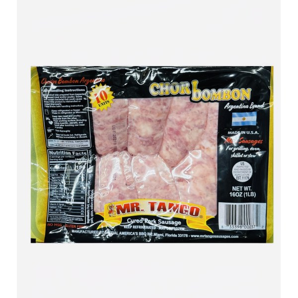 CHORIBOMBOM CHORIZO. 12/16OZ