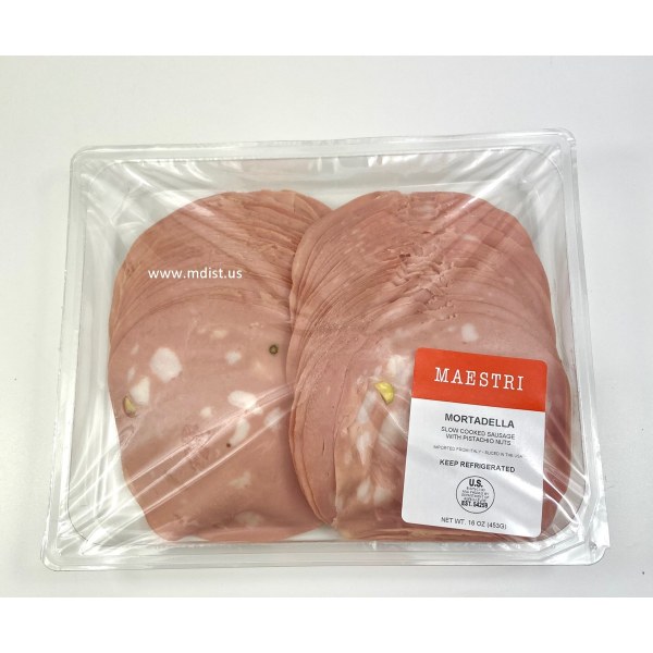 MORTADELLA WITH PISTACHIO. 5/16OZ