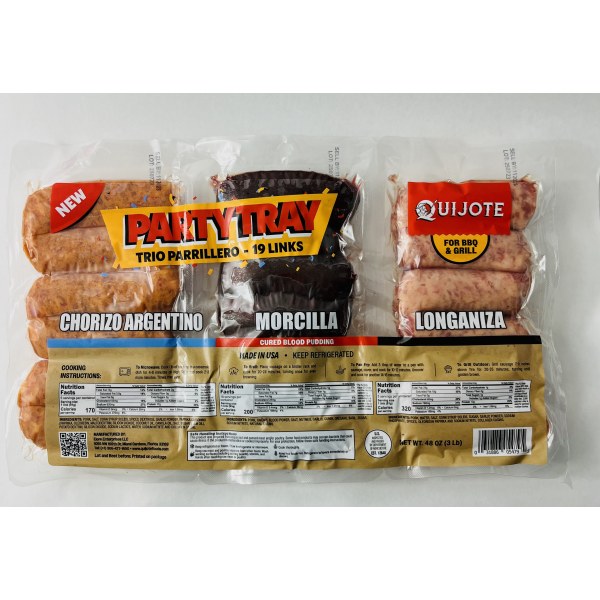CHORIZO PARTY TRAY QJT. 4/3LB