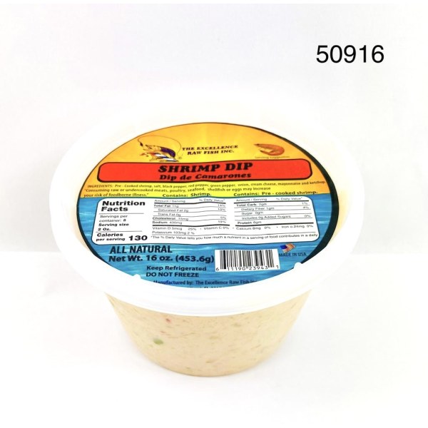 SHRIMP DIP/PASTA DE CAMARONES. 1/1LB