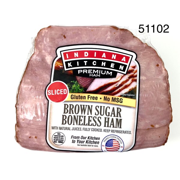SLICED BNLS BROWN SUGAR HAM HICKORY SMKD. 6/2LB