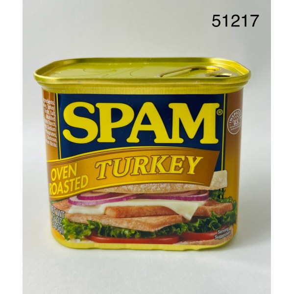 SPAM OVEN RSTD TURKEY. 12/12OZ
