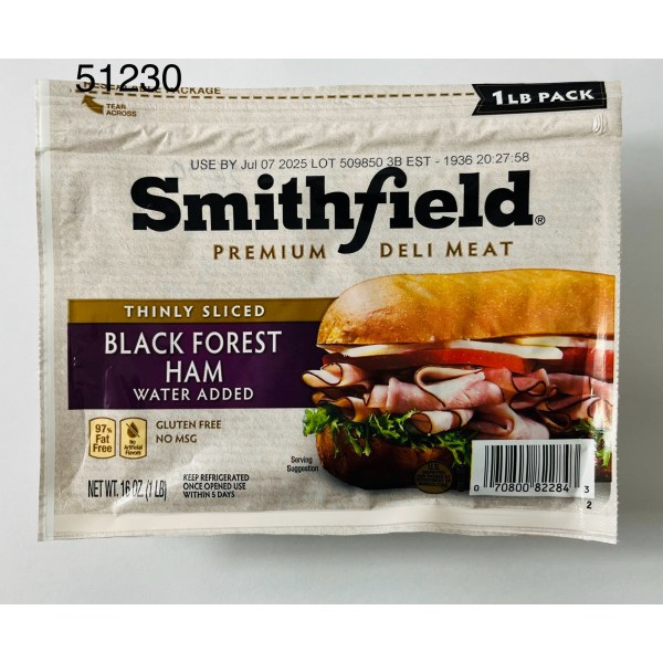 JAMON BLACK FOREST SMF 1LB. 12/1LB