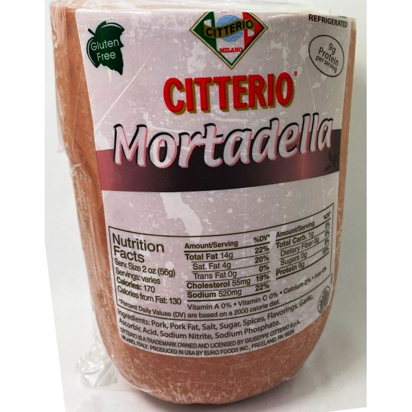 ITALIAN STYLE MORTADELLA. 4/6LB