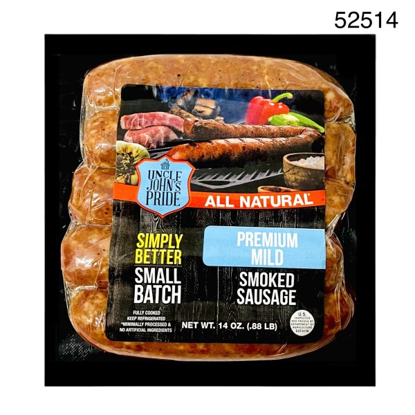 SMOKED SAUSAGE/SALCHICHA NATURAL. 12/14OZ