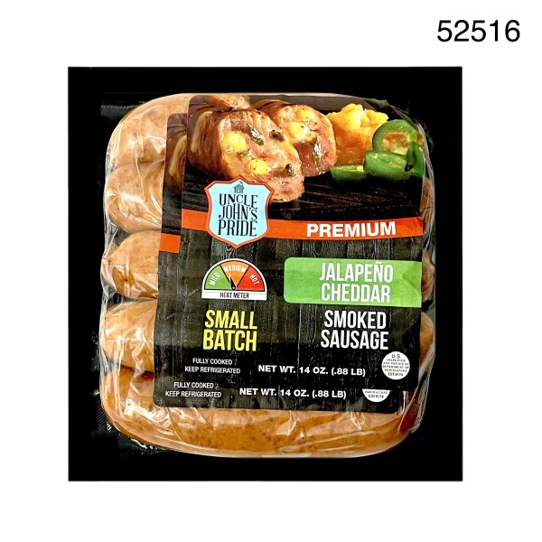 JALAPENO CHEDDAR SAUSAGE/SALCHICHA. 12/14OZ