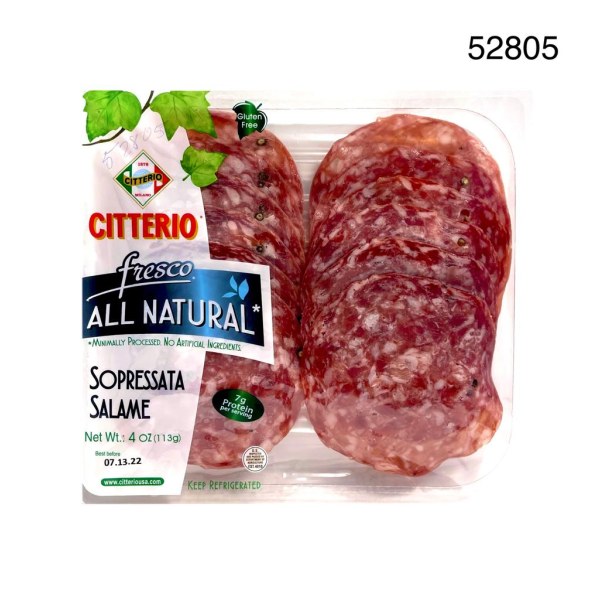 SOPRESSATA SALAME CITTERIO/JAMON. 12/4OZ