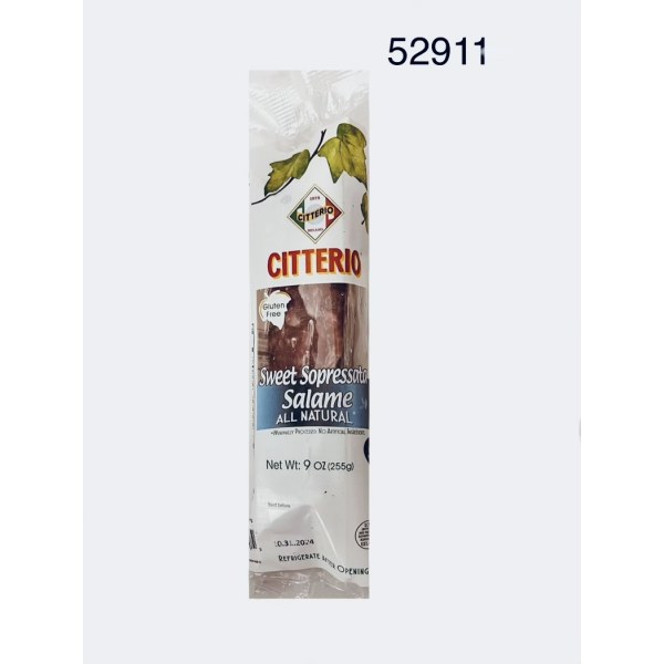 SOPRESATA SWEET SMALL. 12/9OZ