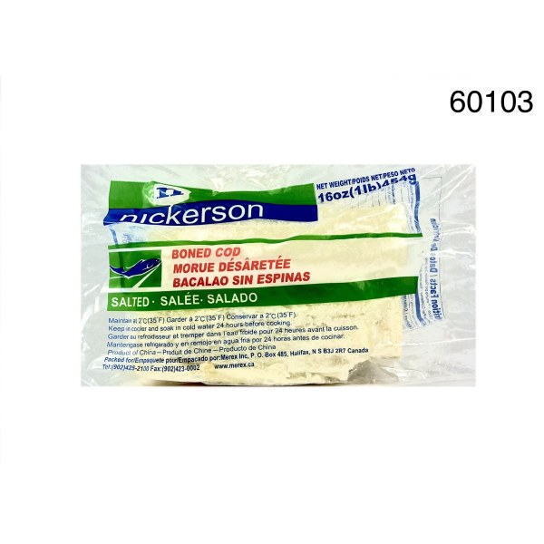 SALTED COD/BACALAO SALADO. 24/1LB
