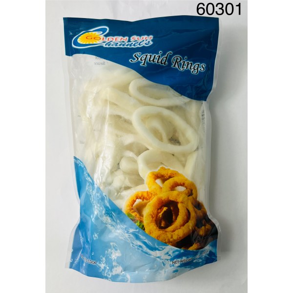 SQUID RING GOLD/SUN FZ RAW     CALAMAR. 24/1LB