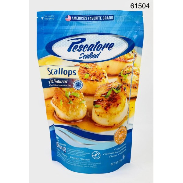 SCALLOP 20-30CT RAW IQF. 20/1LB