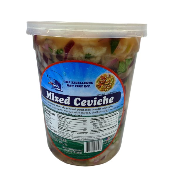 MIXED CEVICHE. 1/2LB