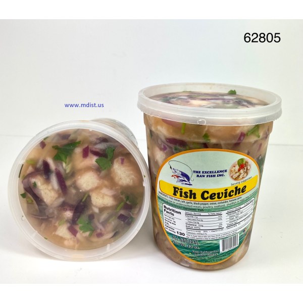 FISH CEVICHE/PESCADO CEVICHE. 1/2LB