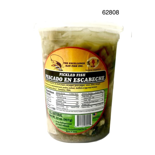 FISH PICKLET/PESCADO EN ESCABECHE. 1/2LB