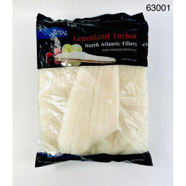 GREENLAND TURBOT FILLET/LENGUADO. 5/2LB