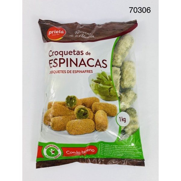 SPINACH CROQUETTE/CROQUETA ESPINACA. 3/28 PACK