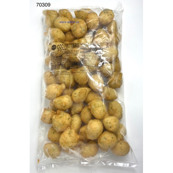 COD FRITTERS/BUNUELOS BACALAO. 4/65 PACK