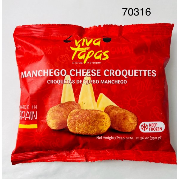CROQUETA QUESO MANCHEGO BEN FZ. 14/12.34OZ