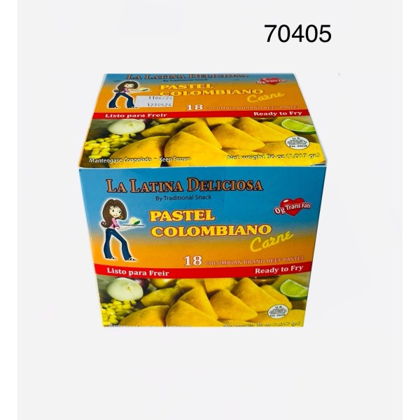 COLOMBIAN BEEF PASTEL/EMPANADAS. 4/18 PACK