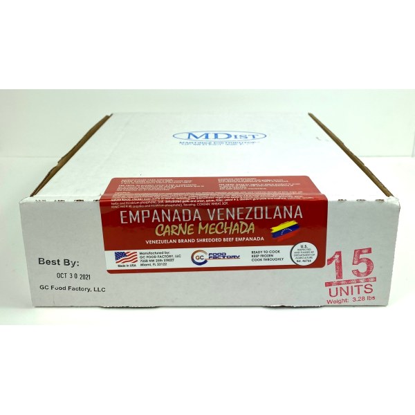 MEAT PATTY/ EMPANADA CARNE. 1/15 PACK