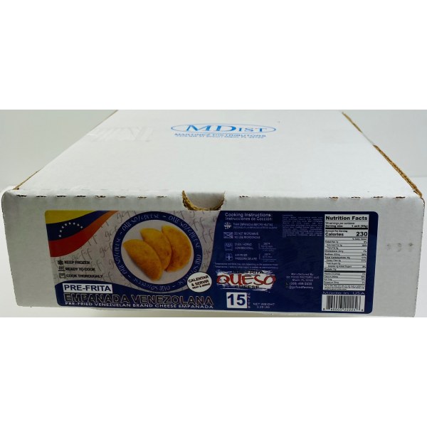 PREFRIED CHEESE EMPANADA. 1/15 PACK