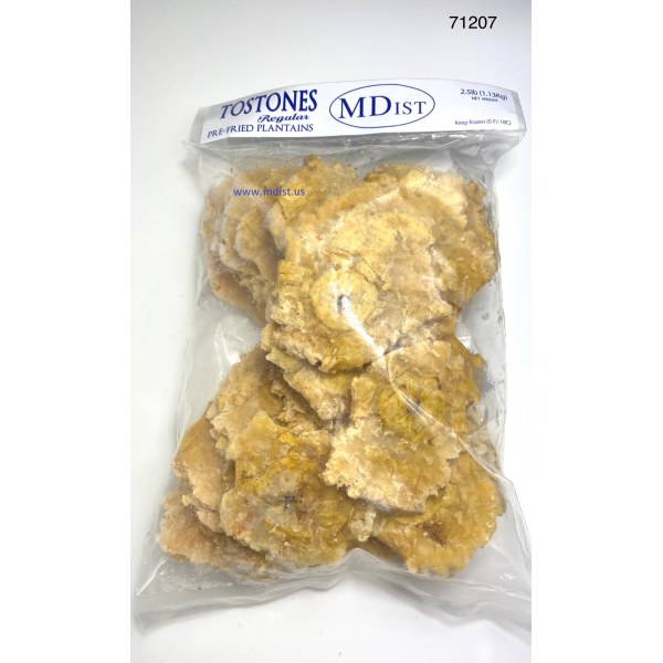 PRE FRIED PLANTAIN/TOSTON REGULAR. 8/2.5LB