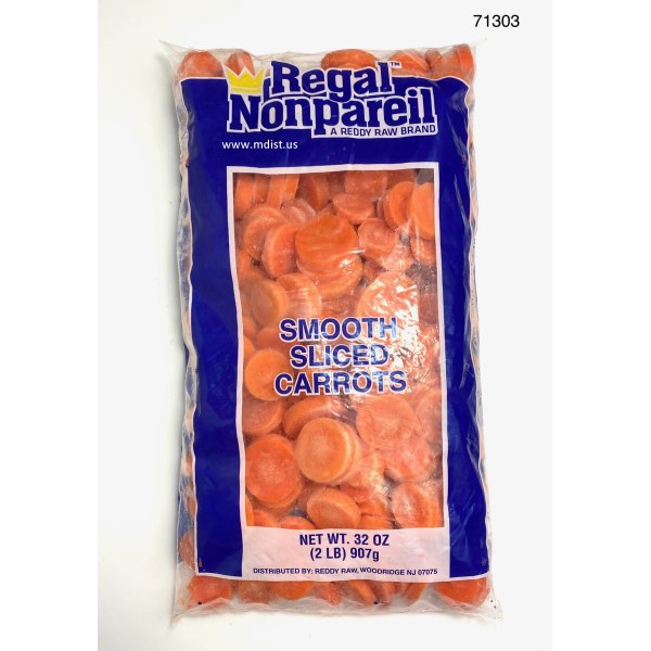 CARROTS SLICED/ZANAHORIA REBANADA. 12/2LB
