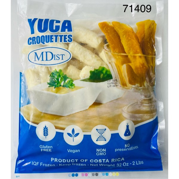 YUCA CROQUETTES MDI. 10/2LB