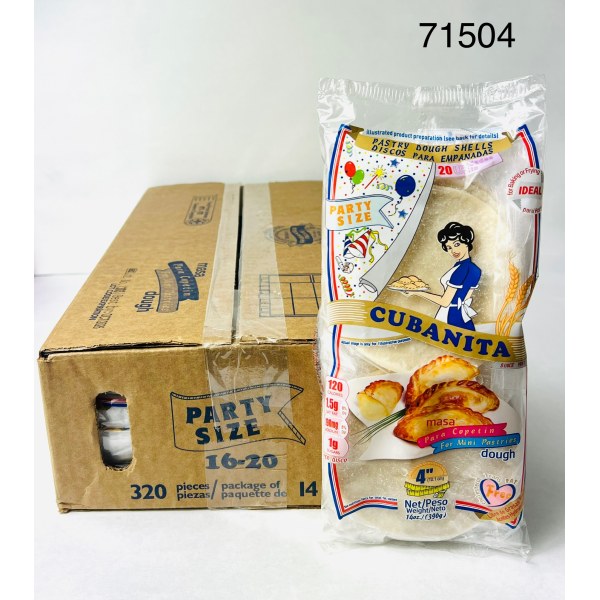 PASTRIES DOUGH PARTY 12EA/DISCOS. 1/16 PACK